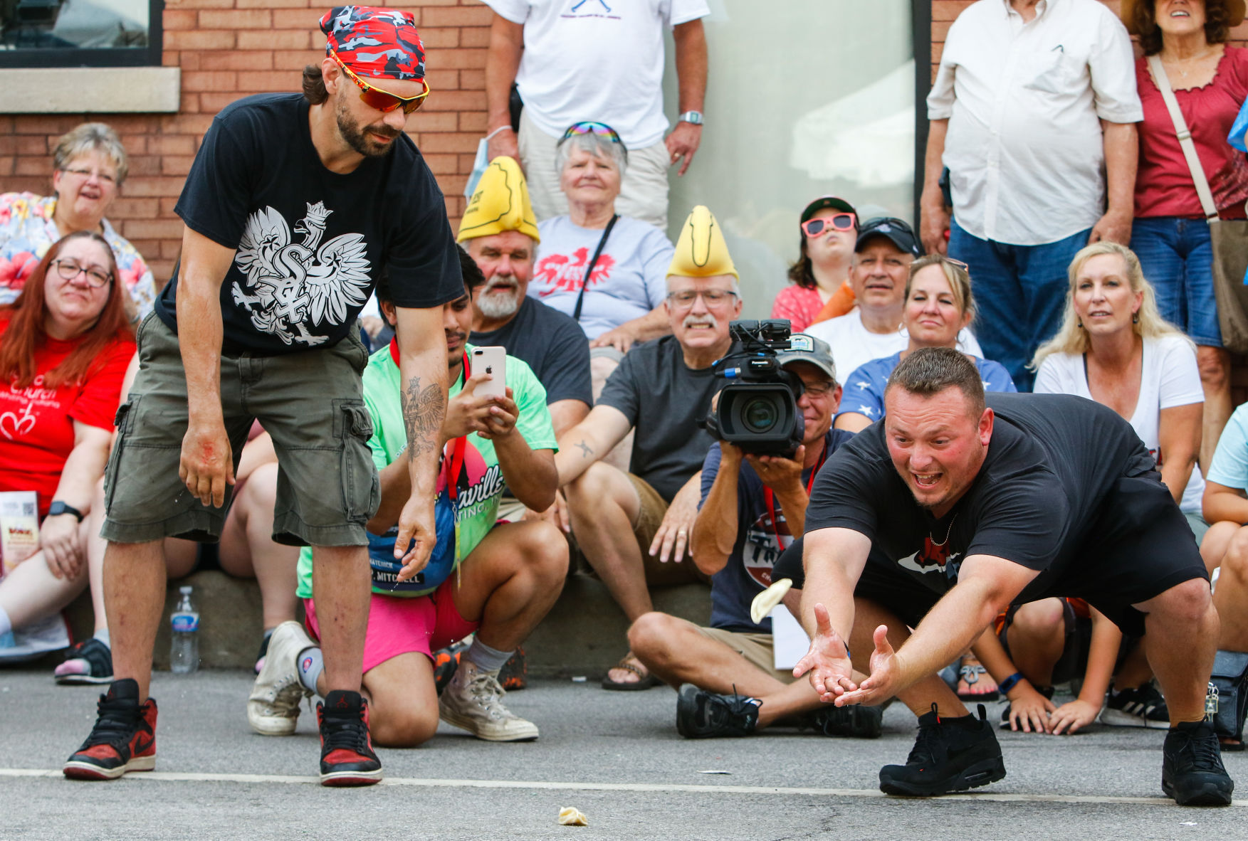 Pierogi Fest pierogi toss